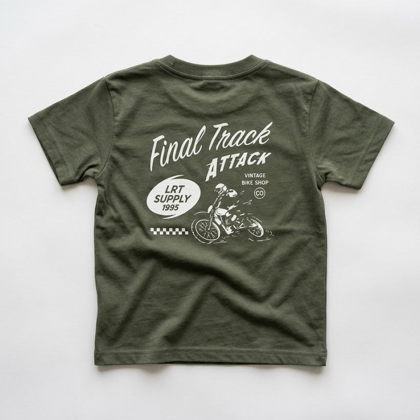 CAMISETA FINAL TRACK ATTACK - VERDE MILITAR