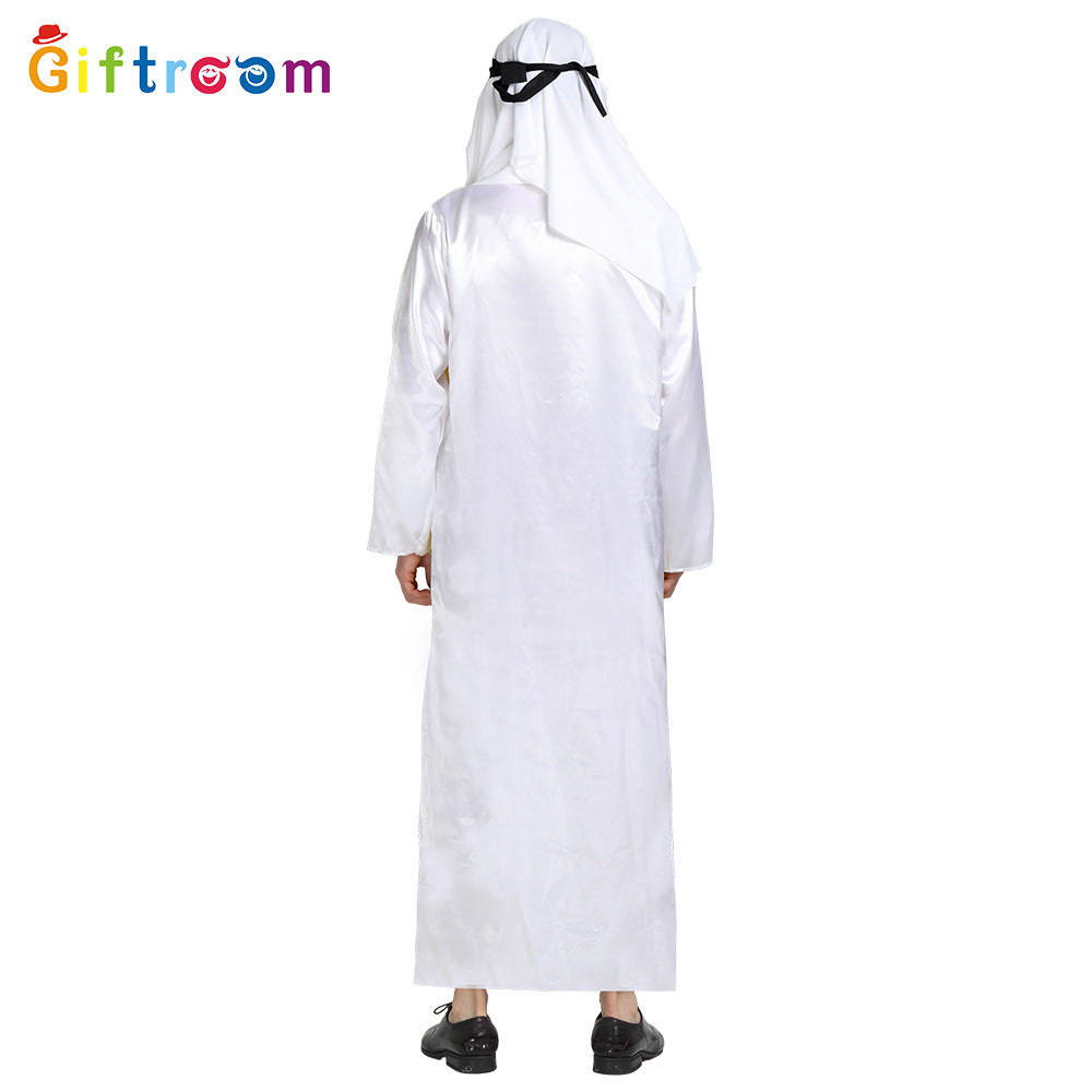 European and American Halloween Festival Party Costume Prince Adult Male Rich Man Gold Vest Outfit