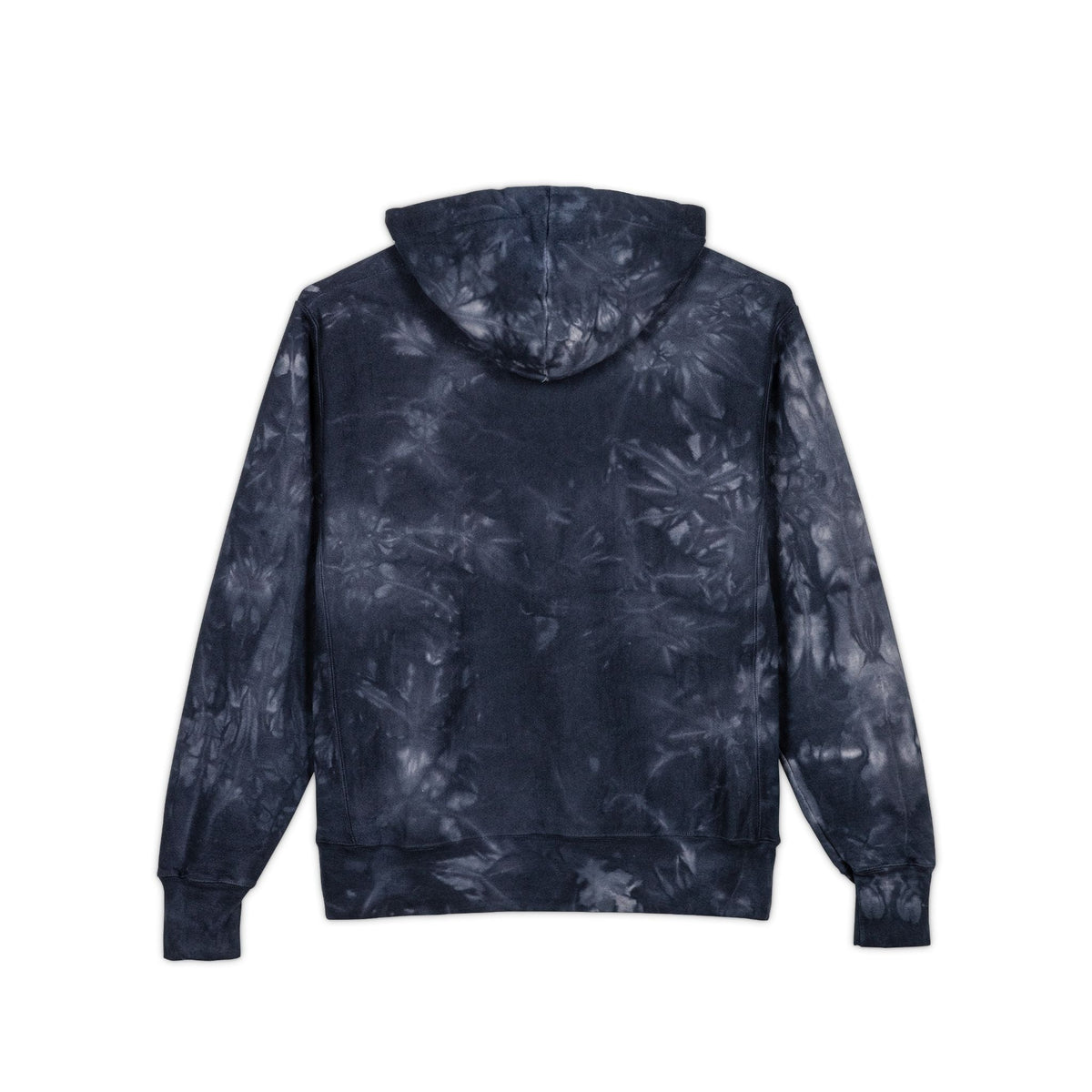Tie-Dye Champion Hoodie — Embroidered "Love Is A Universal Language" Graphic