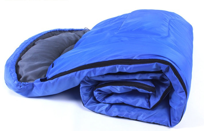 Saco de dormir portátil, ligero e impermeable para camping al aire libre y senderismo con capucha