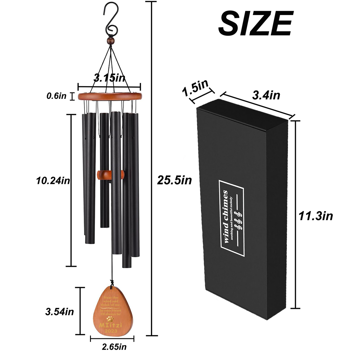 Custom Pet Memorial Wind Chime
