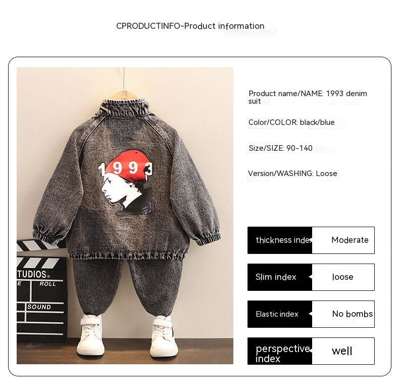 Ropa de primavera para niños Ropa nueva Ropa infantil de moda y atractiva