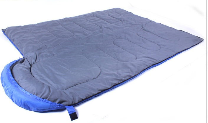 Saco de dormir portátil, ligero e impermeable para camping al aire libre y senderismo con capucha