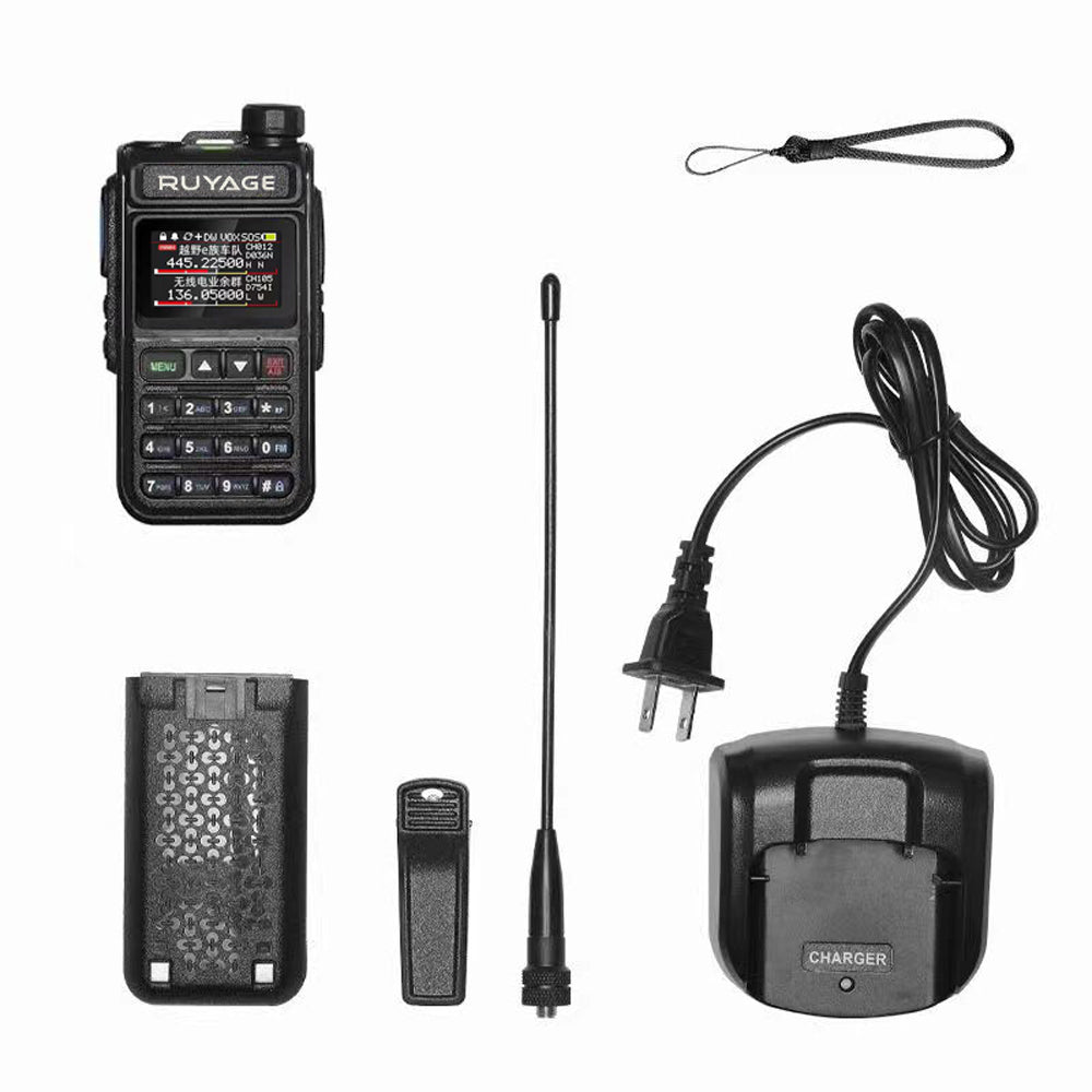 RUYAGE Multi Band Two Way Radio | 999 Channel Portable Walkie Talkie