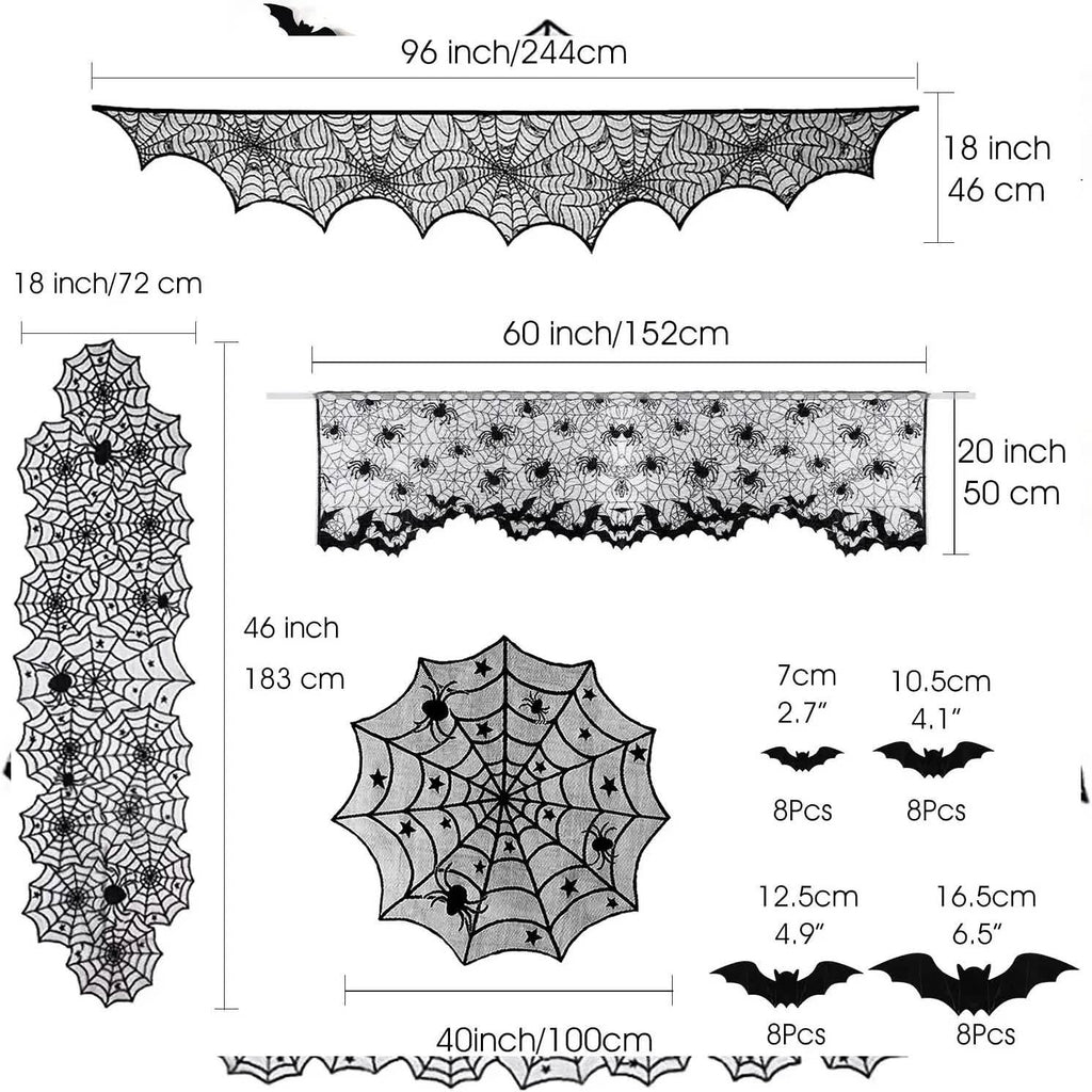 Juego de 36 piezas: set de decoración de Halloween