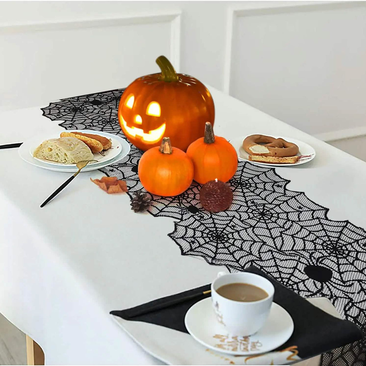 36 delar: Halloween-dekorationsset