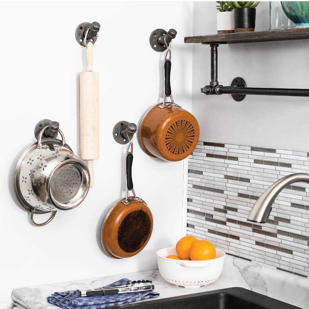 Väggkrok 4-pack från PIPE DECOR