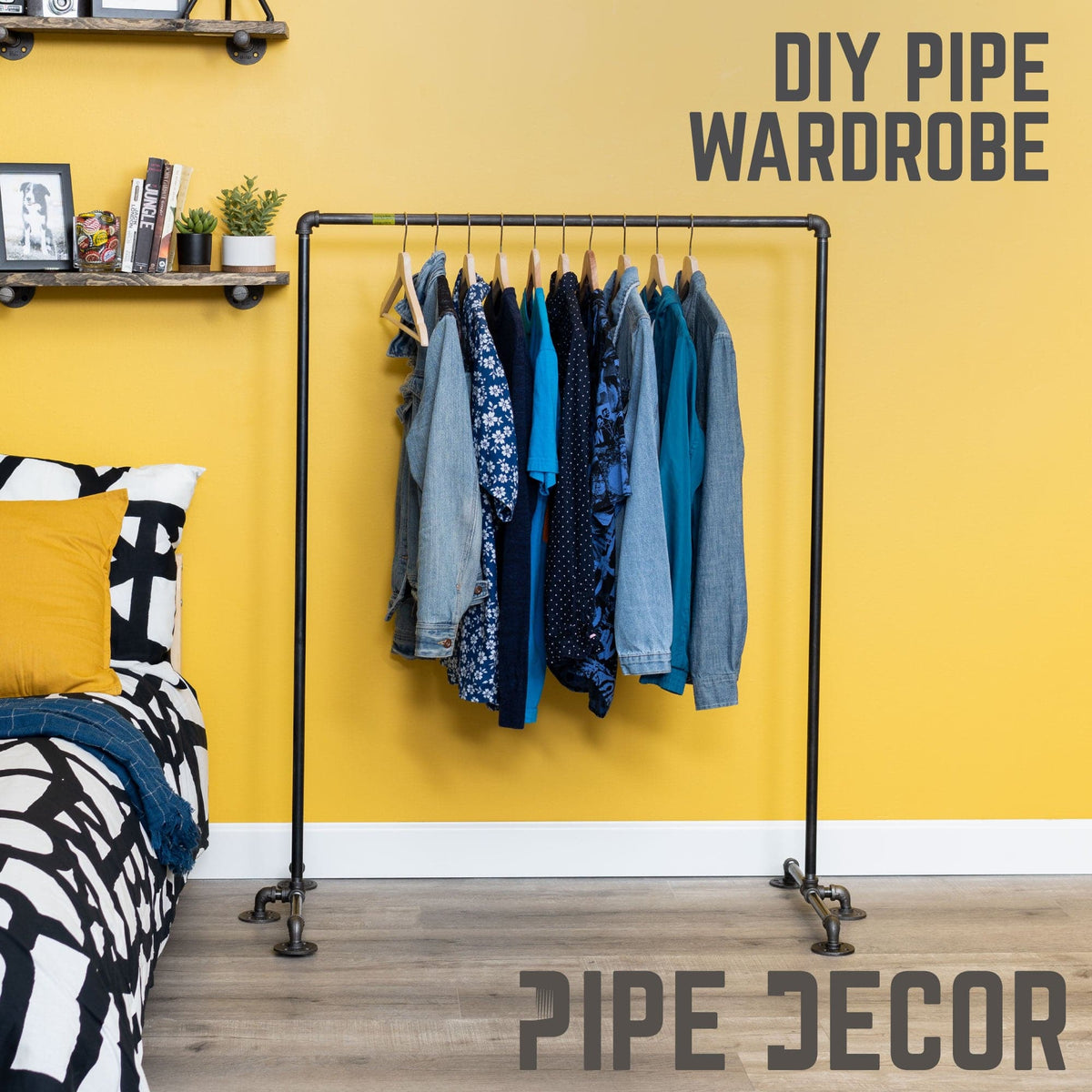 Fristående klädställning från PIPE DECOR