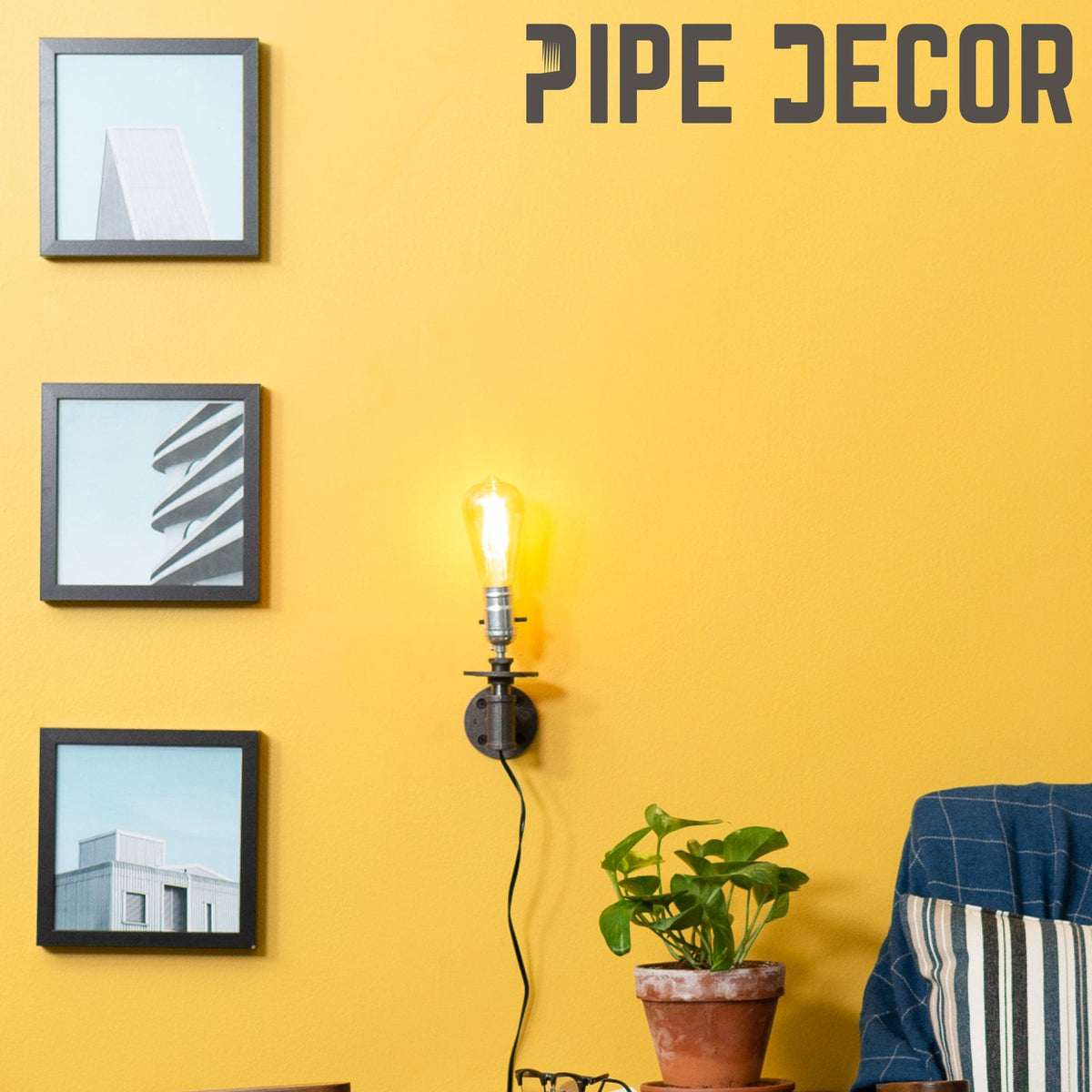 Vägglampa från PIPE DECOR