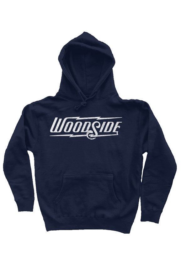Woodside Vintage Pullover Hoodie (white ink)
