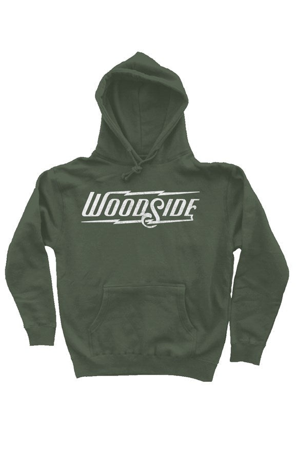 Woodside Vintage Pullover Hoodie (white ink)