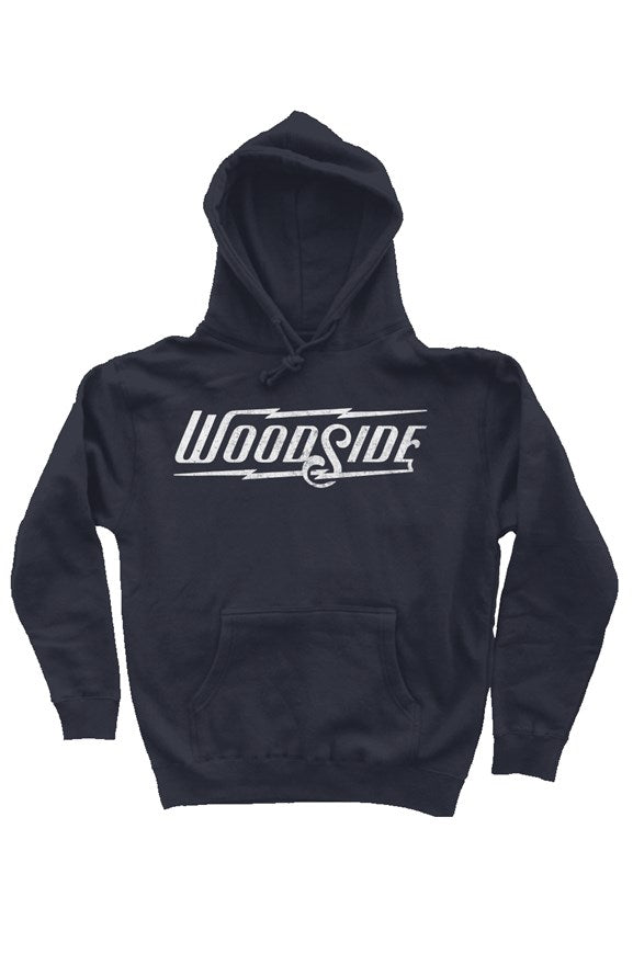 Woodside Vintage Pullover Hoodie (white ink)