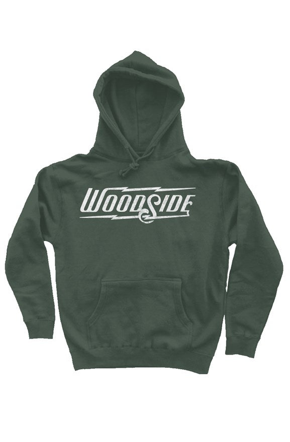 Woodside Vintage Pullover Hoodie (white ink)