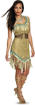 Disfraz de Halloween Disney Pocahontas Prestige para Adulto Talla Extra Grande (18-20)