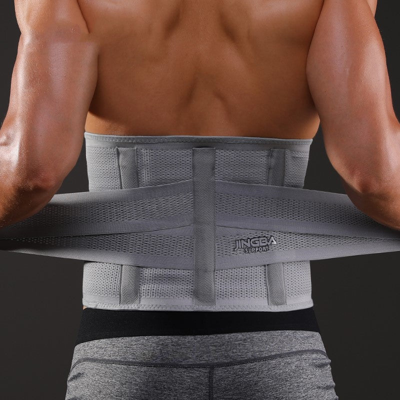 Equipo de fitness para protección lumbar durante el ejercicio