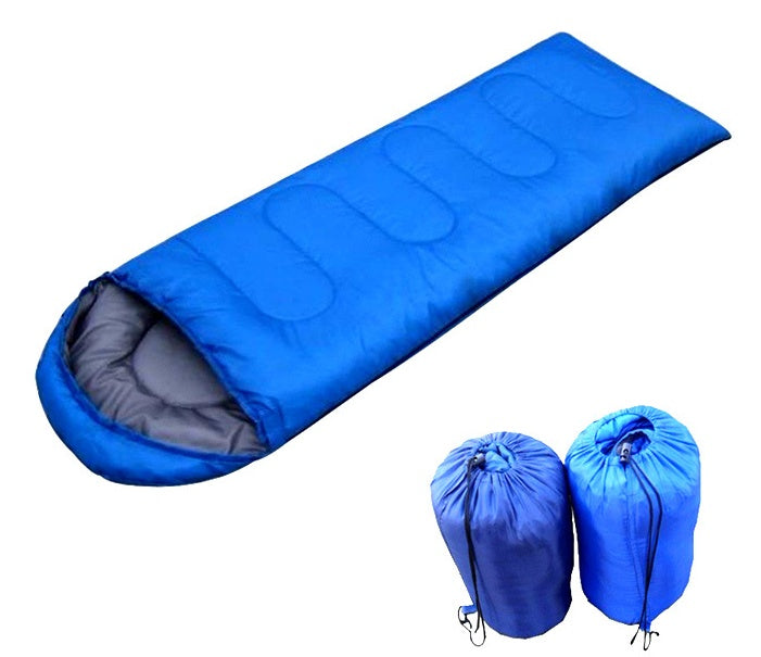 Saco de dormir portátil, ligero e impermeable para camping al aire libre y senderismo con capucha