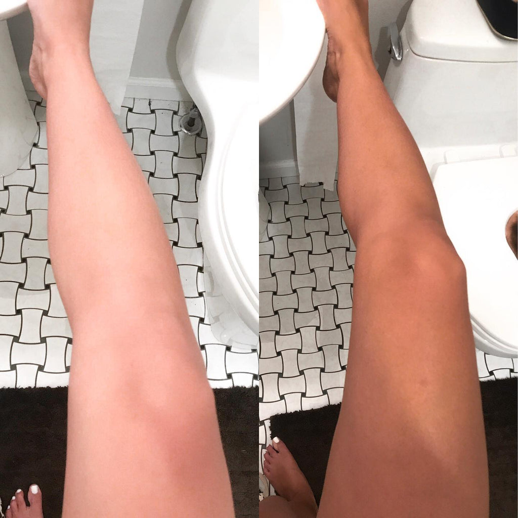 Mousse autobronceador de aclarado rápido – Espuma batida bronce oscuro neutro