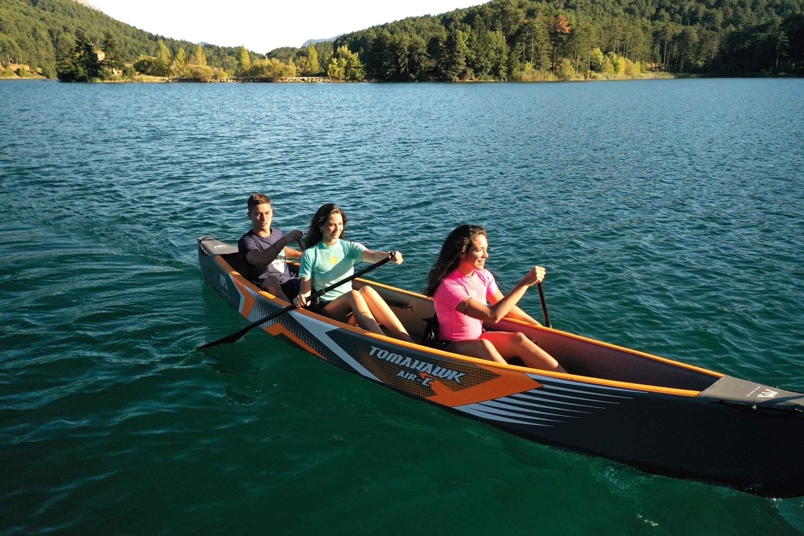 Aqua Marina TOMAHAWK AIR-C 15'8" Inflatable High Pressure Speed Kayak / Canoe