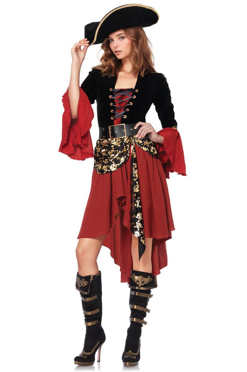 Piratflicka Halloweenkostym