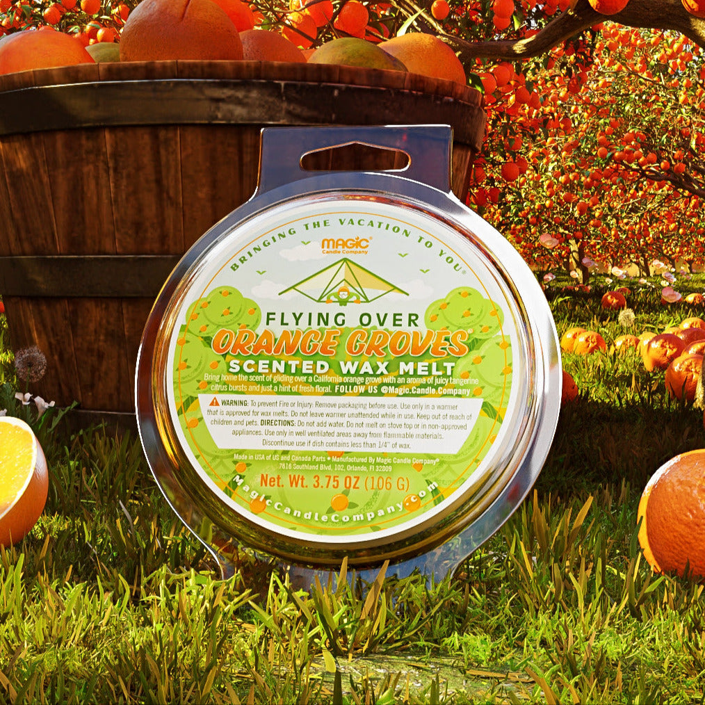Flying Over Orange Groves®