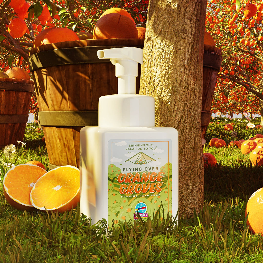 Flying Over Orange Groves®