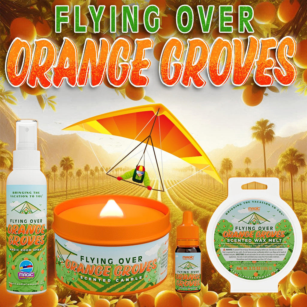 Flying Over Orange Groves®