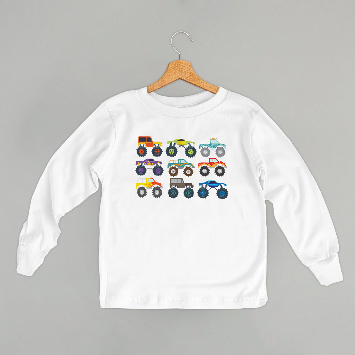 Färgglad Monstertruck Klotter (Barn)