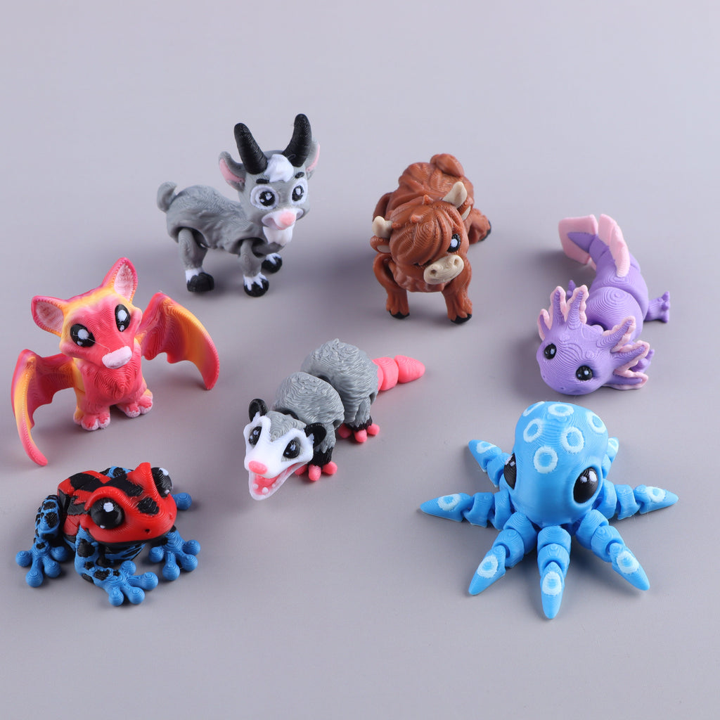3D-printade minifidgetvarelsepaket