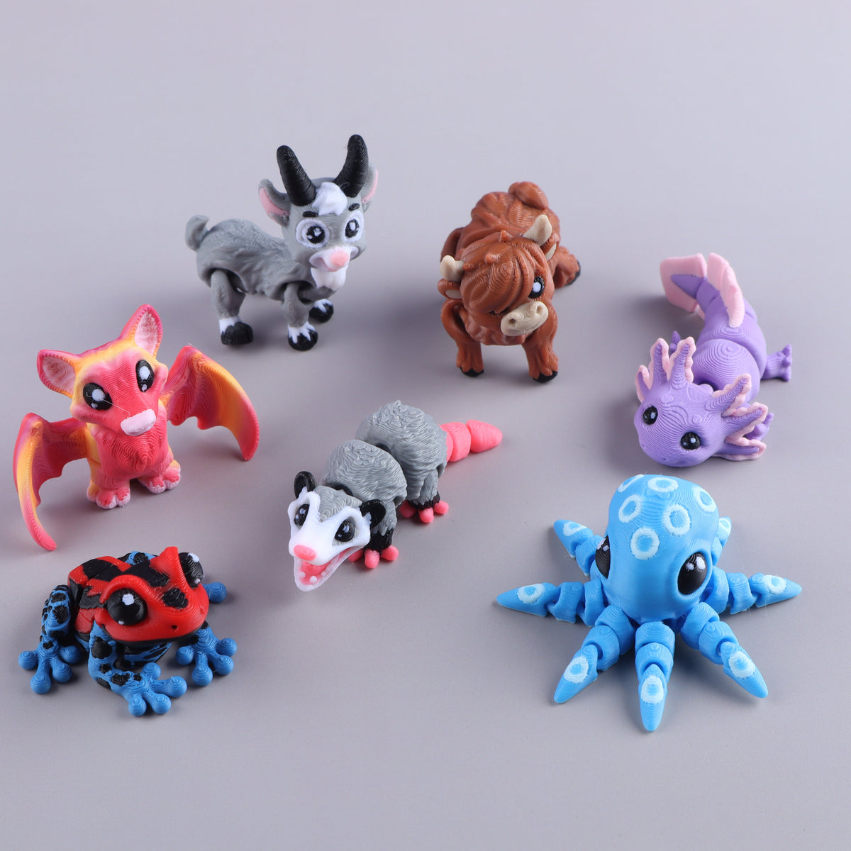 3D-printade minifidgetvarelsepaket