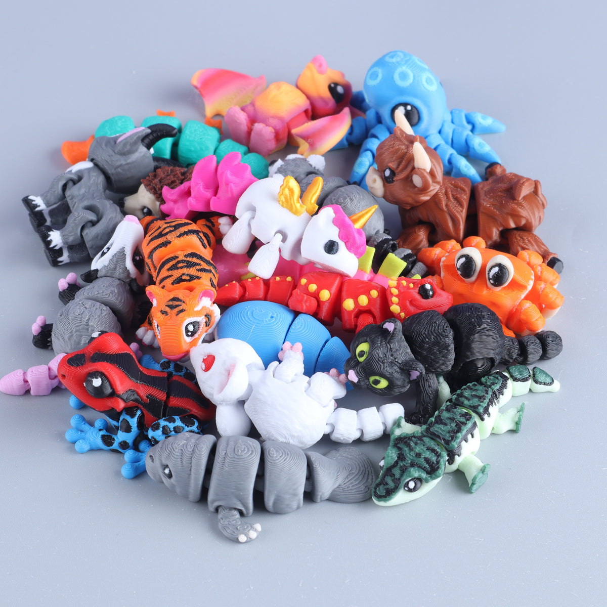 3D-printade minifidgetvarelsepaket