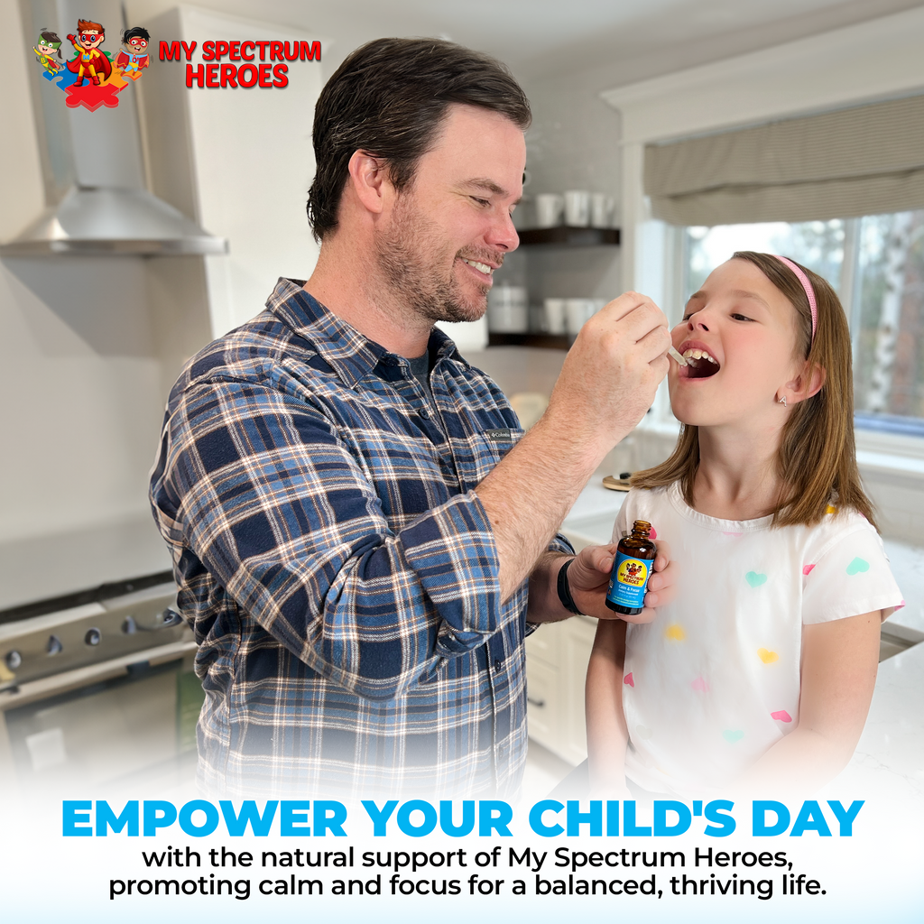 Calm & Focus Liquid Drops for Kids (L-Theanine, GABA & Huperzine A)