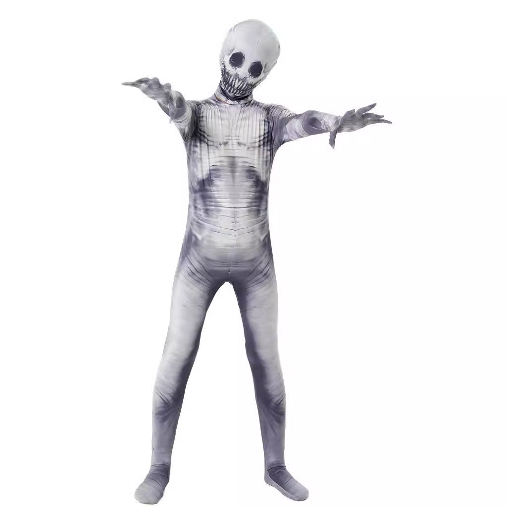 cross-border halloween children's costume cos horror costume jumpsuit zombie costume performance costume props performance costume