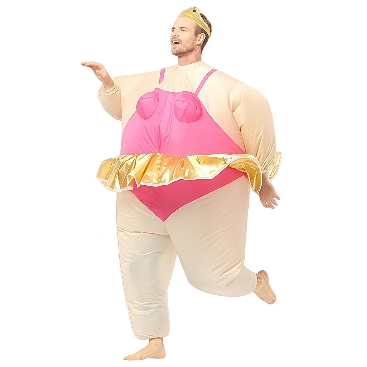 Halloween Hot-Selling Masquerade Performance Big Fat Man Funny Cute Party Atmosphere Props Ballet Inflatable Costume