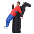 Cross-border tremolo with funny ghost hugging inflatable clothing adult Halloween funny props costume dress suit