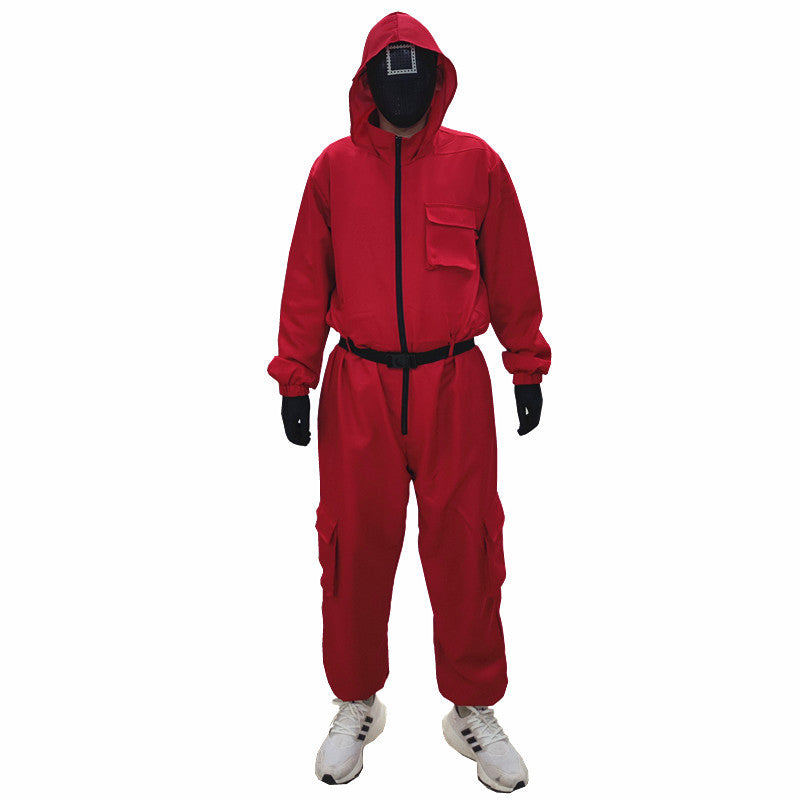 Halloween Performance Costume Paper Money House Dali Original Tooling Clothes cosplay Same Korean Costume Game