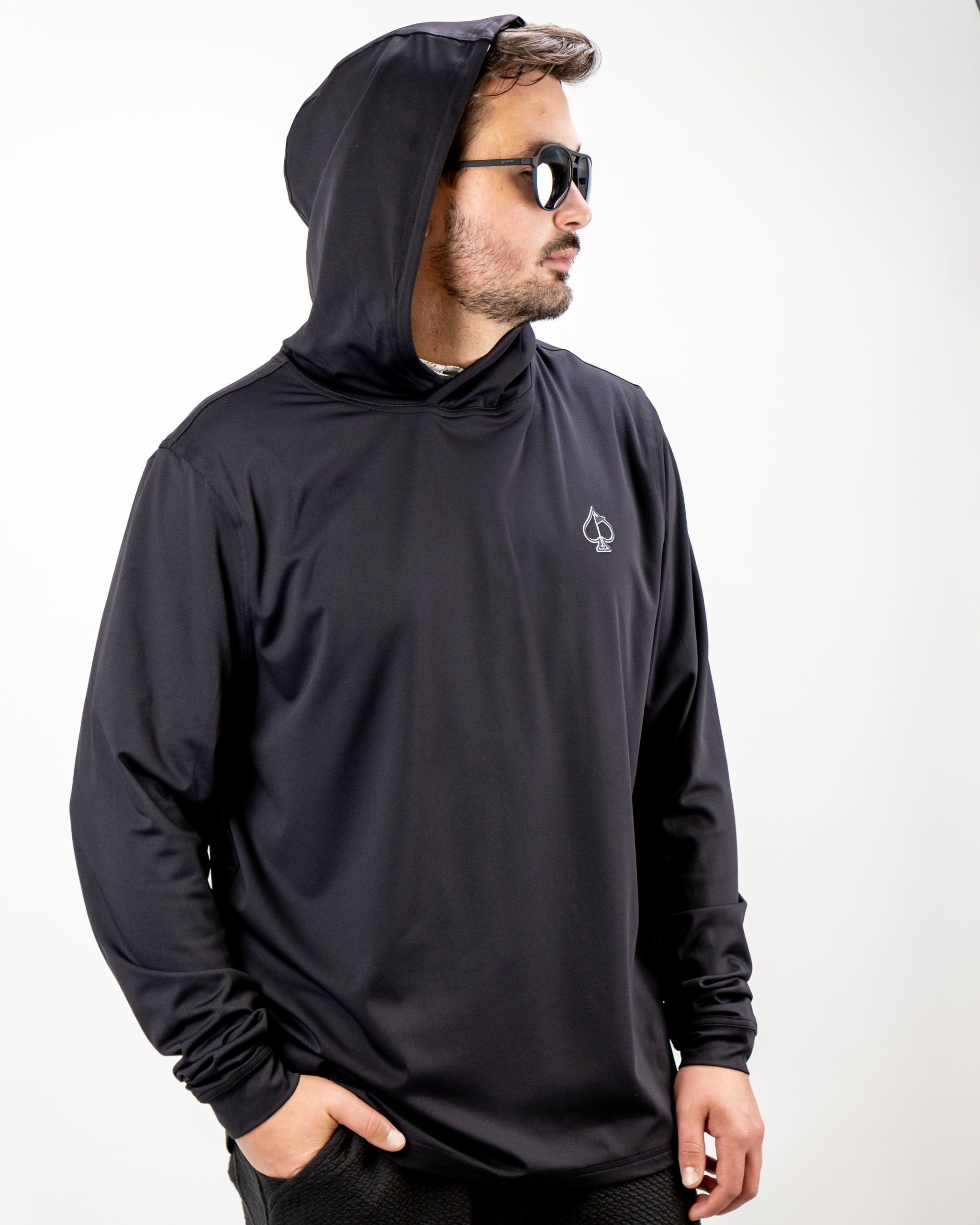Performance Golf Hoodie - White Noise