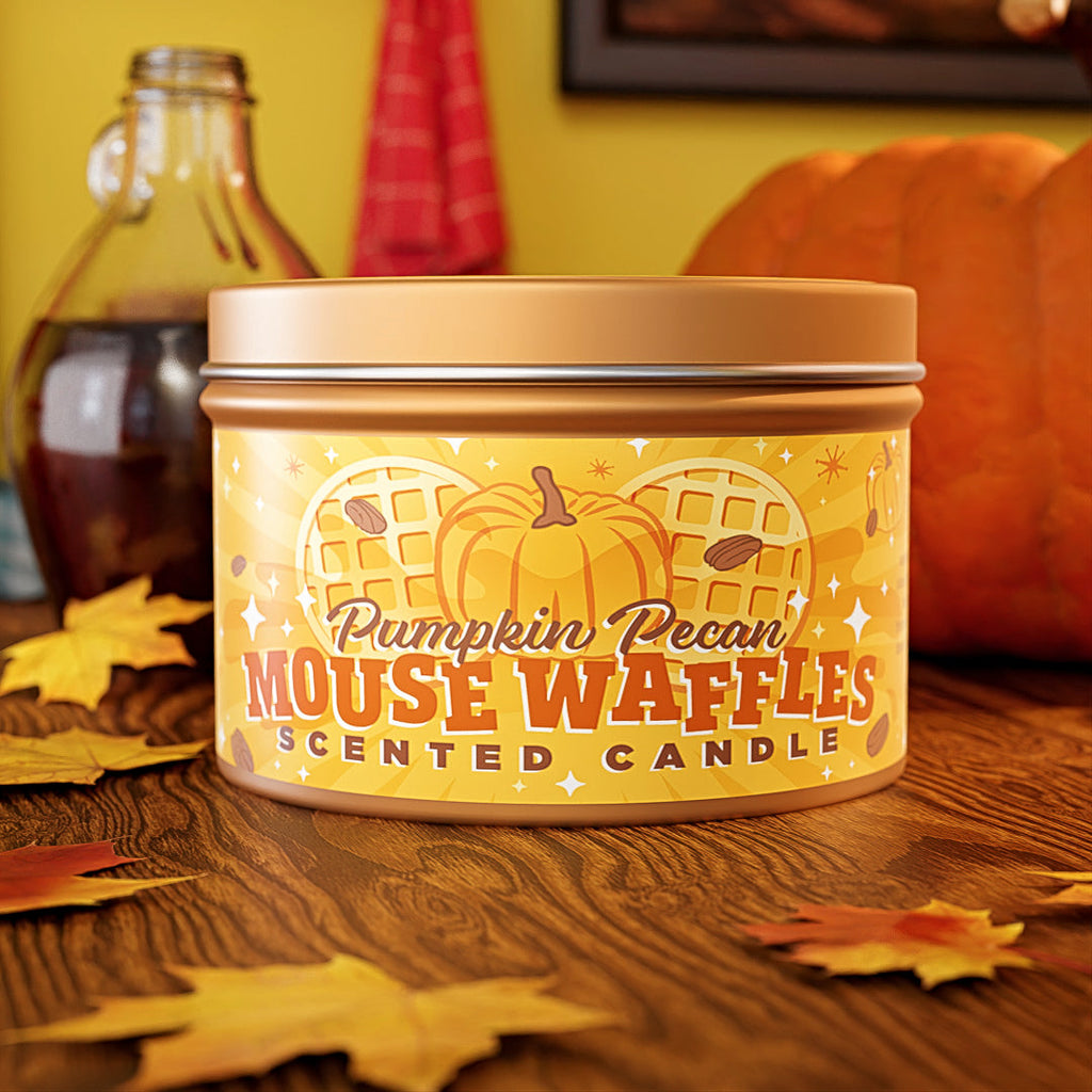 Pumpkin Pecan Mouse Waffles