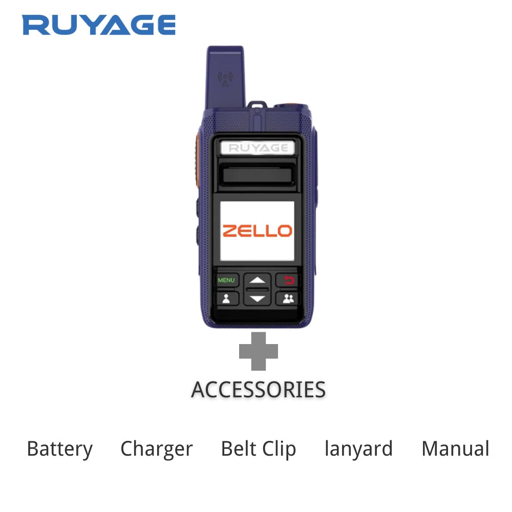 RUYAGE RY70 Zello Walkie Talkie | WiFi PoC Radio