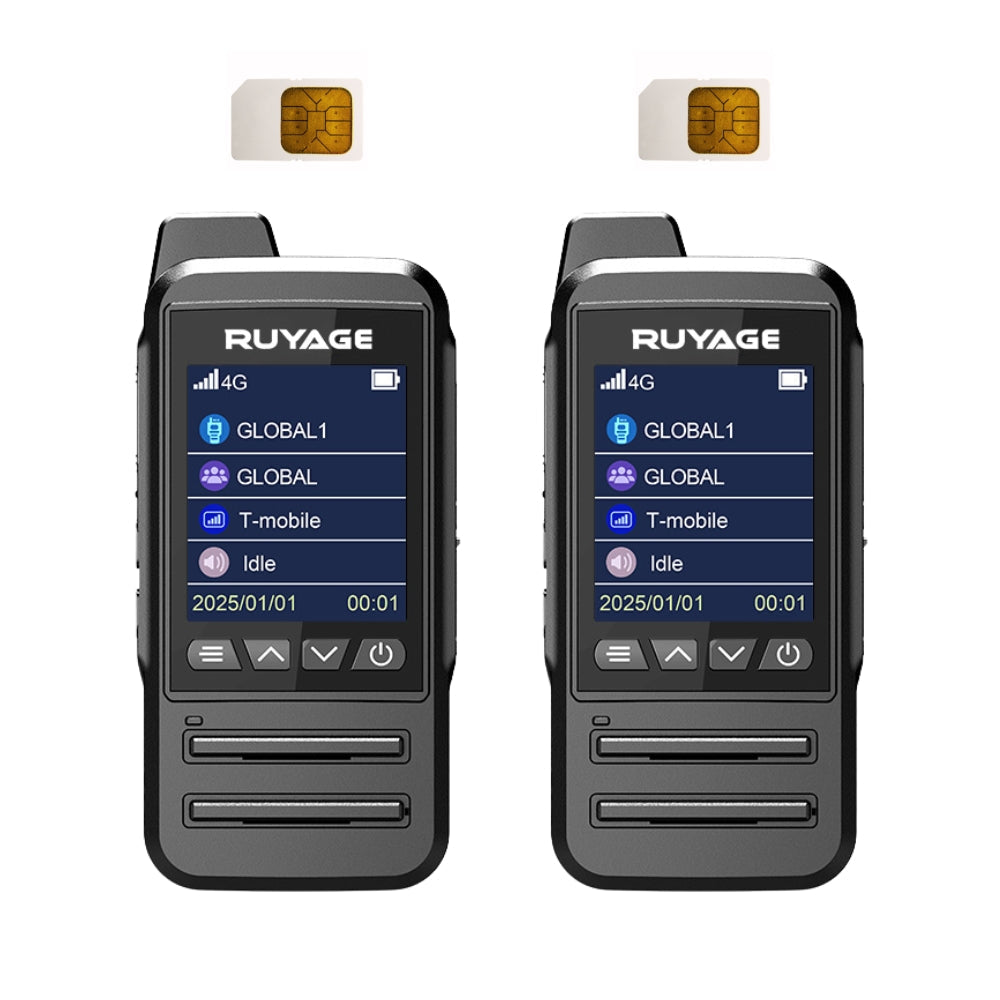 RUYAGE CT68 IP67 Waterproof 4G LTE PoC Radio | Rugged Push-to-Talk Walkie Talkie