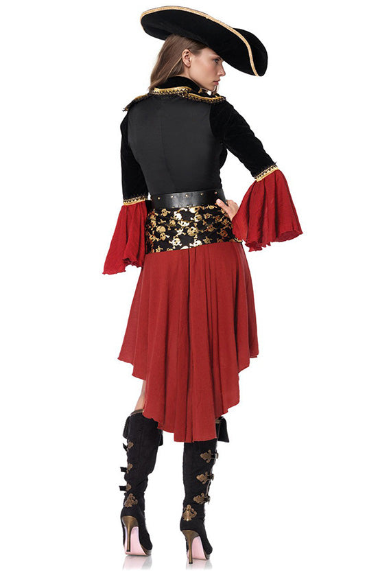 Piratflicka Halloweenkostym