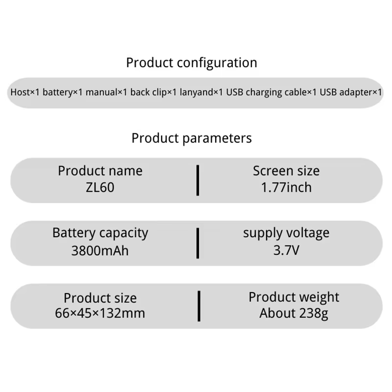 RUYAGE ZL60 Zello Walkie Talkie | WiFi Long Range PoC Radio