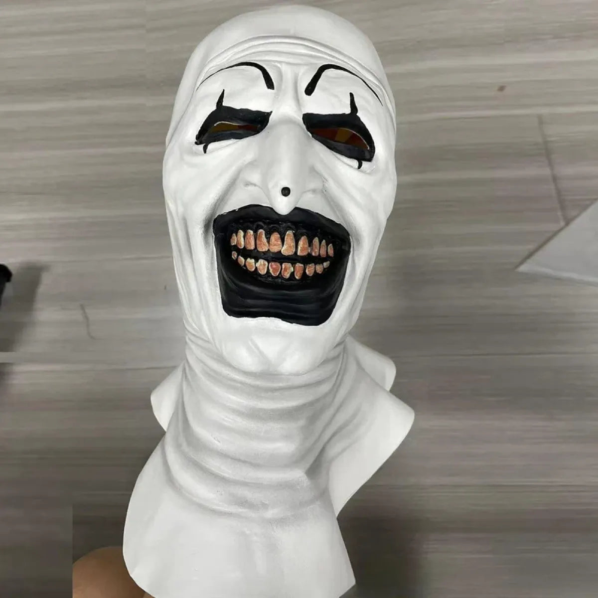 Terrifier 2 Art The Clown Cosplay-kostym – Overall & Mask Halloween-set