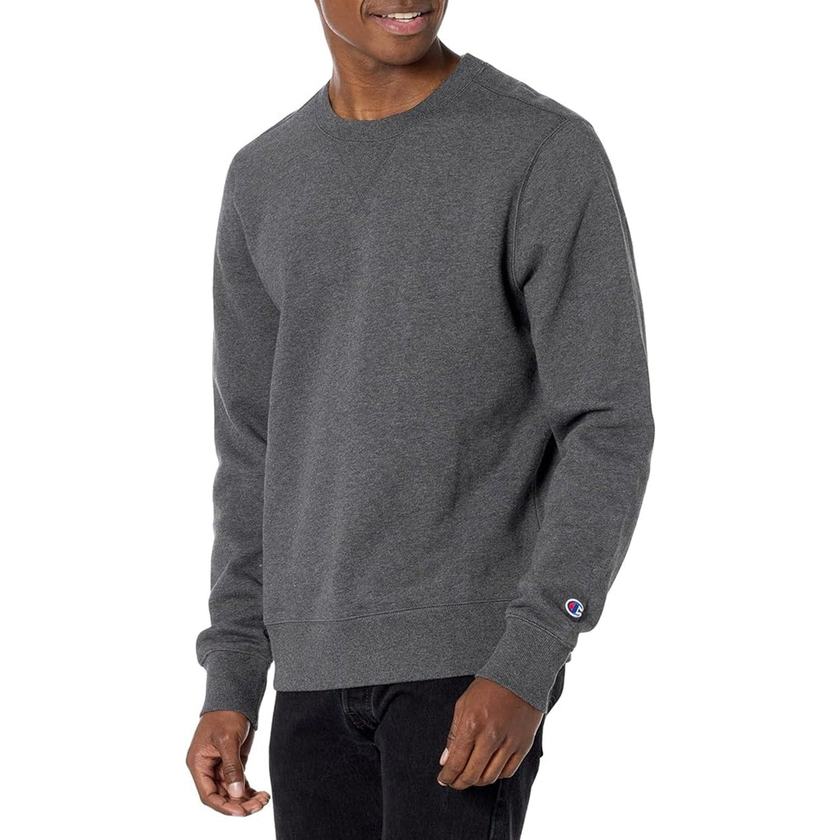 New Champion Unisex Small Gray Pullover Sweatshirt w Bonus Plaid Flannel Hoodie