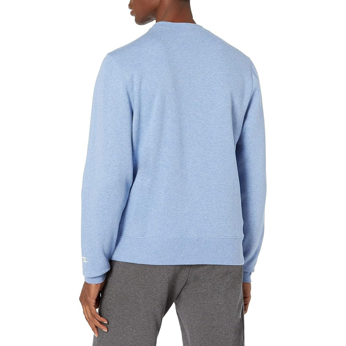 New Champion Unisex Large Blue Pullover Sweatshirt w Bonus Plaid Flannel Hoodie