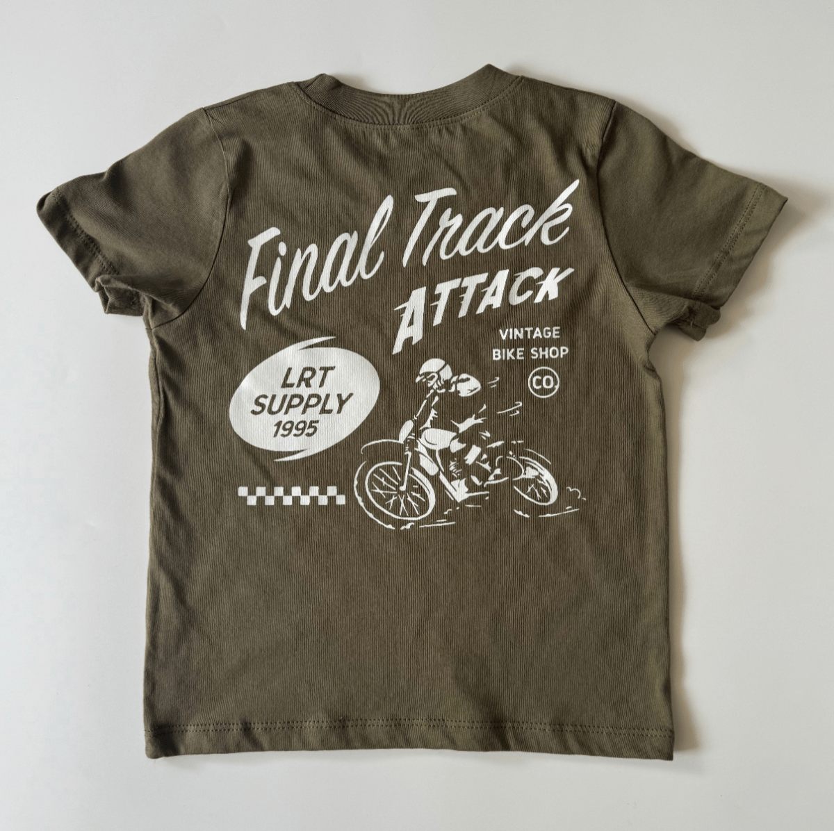 CAMISETA FINAL TRACK ATTACK - VERDE MILITAR