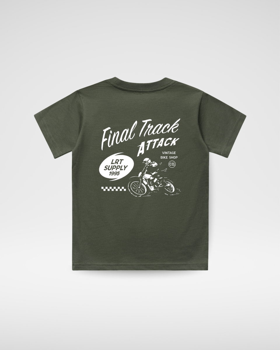 CAMISETA FINAL TRACK ATTACK - VERDE MILITAR