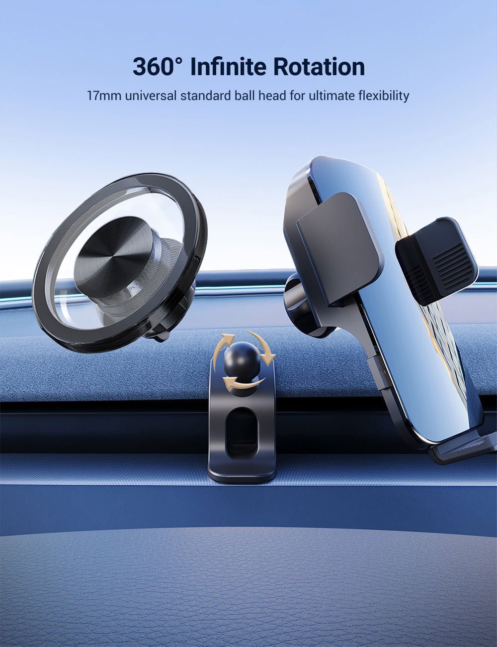 Flexible Phone Holder for Model 3 Highland & Model Y Juniper | TESERY