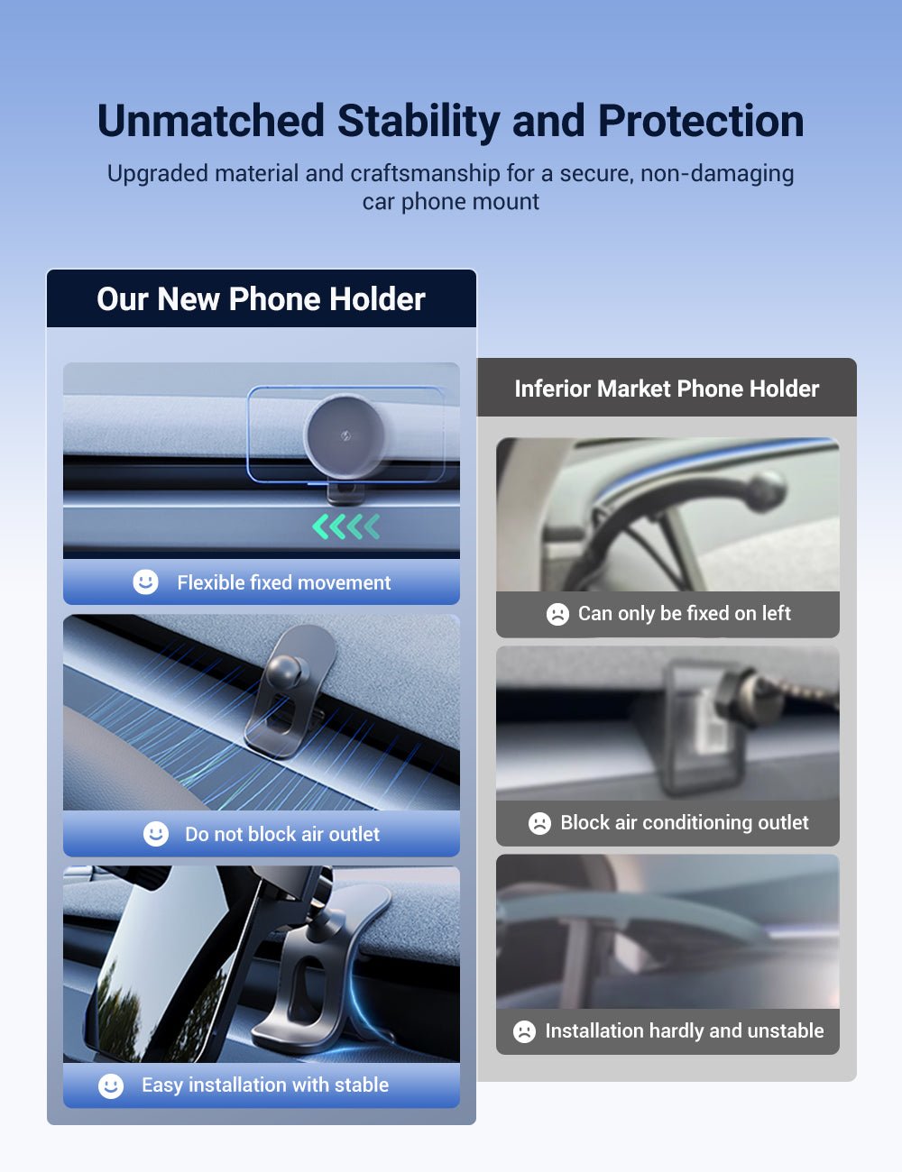 Flexible Phone Holder for Model 3 Highland & Model Y Juniper | TESERY