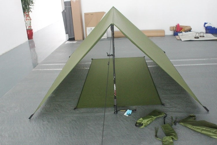 Trekker Shelter Tält 2 | Öppen Tarp Tält | Vandringsstav Tarp Tält