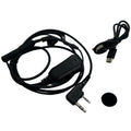 RUYAGE AI Noise Cancelling Radio Earpiece | PTT Walkie Talkie Headset